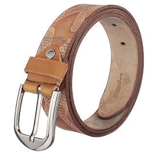 Men's Genuine Leather Belts - Tan